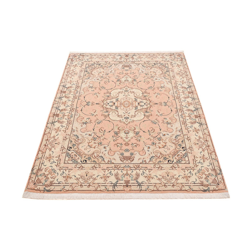 Täbriz - 50 Raj Teppich 153x203cm - Perserteppich - caramel
