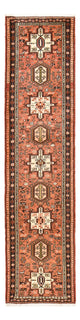 Qaraja Teppich 73x288cm - Perserteppich - hellrot