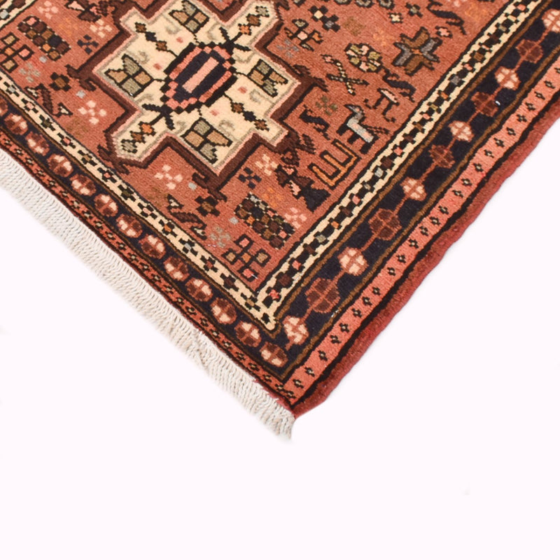 Qaraja Teppich 73x288cm - Perserteppich - hellrot