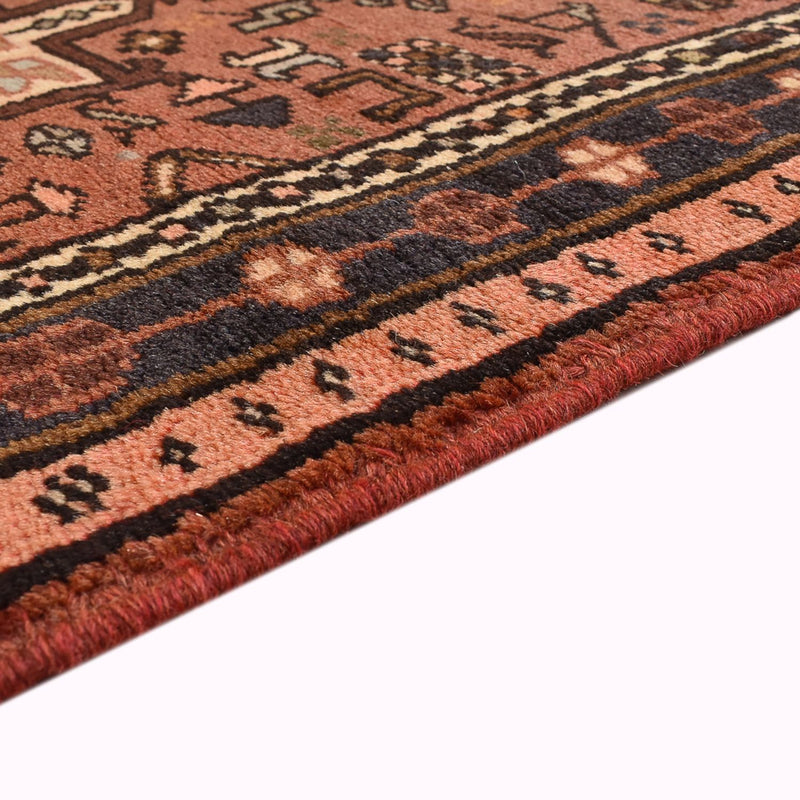 Qaraja Teppich 73x288cm - Perserteppich - hellrot