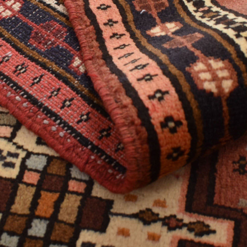 Qaraja Teppich 73x288cm - Perserteppich - hellrot