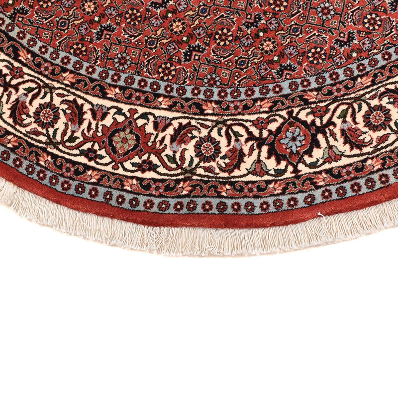 Bidjar - Zanjan Teppich 155x155cm - Perserteppich - hellrot