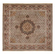 Täbriz - 40 Raj Teppich 247x252cm - Perserteppich - braun