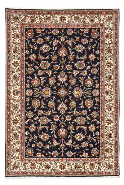 Maschad Teppich 192x283cm - Perserteppich - dunkelblau