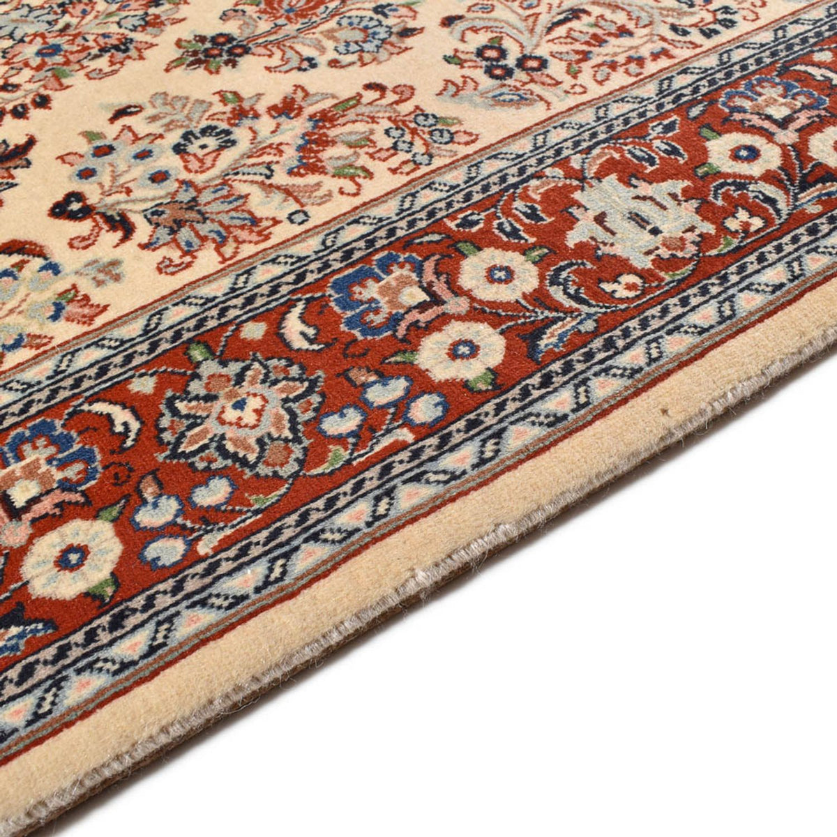 Sarough Teppich 134x208cm - Perserteppich - creme