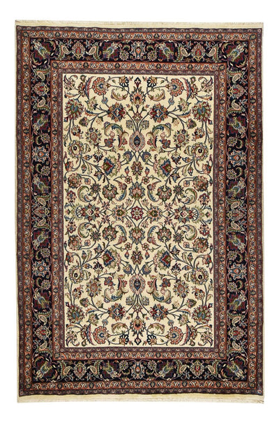 Maschad Teppich 190x284cm - Perserteppich - hellbeige