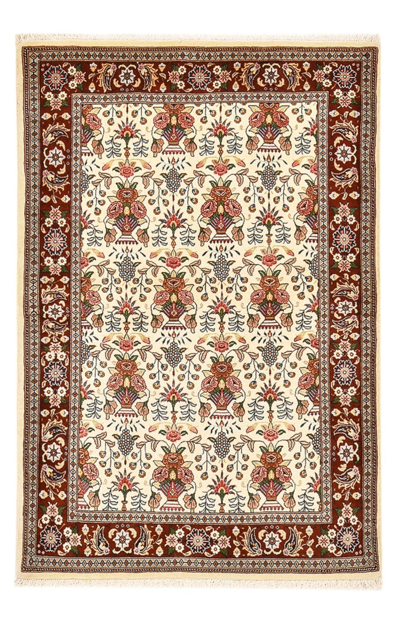 Sarough Teppich 107x163cm - Perserteppich - beige