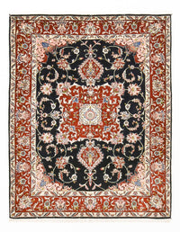 Ghom Teppich 140x180cm - Perserteppich - dunkelblau – product image