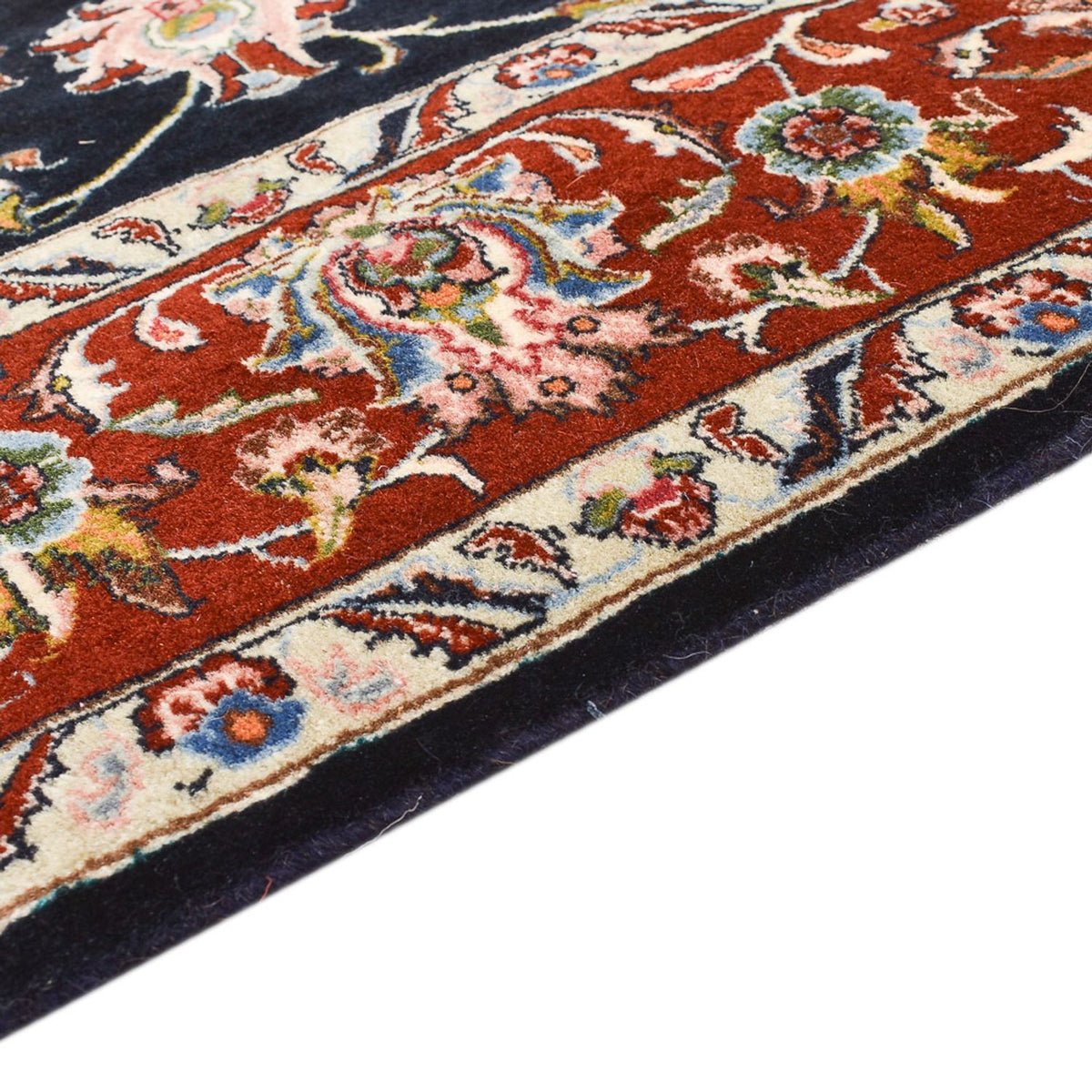 Ghom Teppich 140x180cm - Perserteppich - dunkelblau