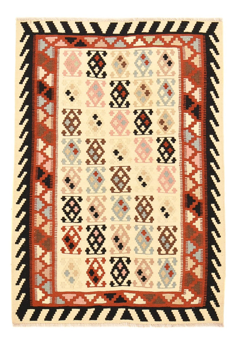 Kelim Fars Teppich 105x150cm - beige