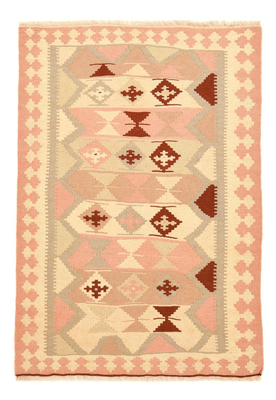 Kelim Fars Teppich 100x145cm - mehrfarbig