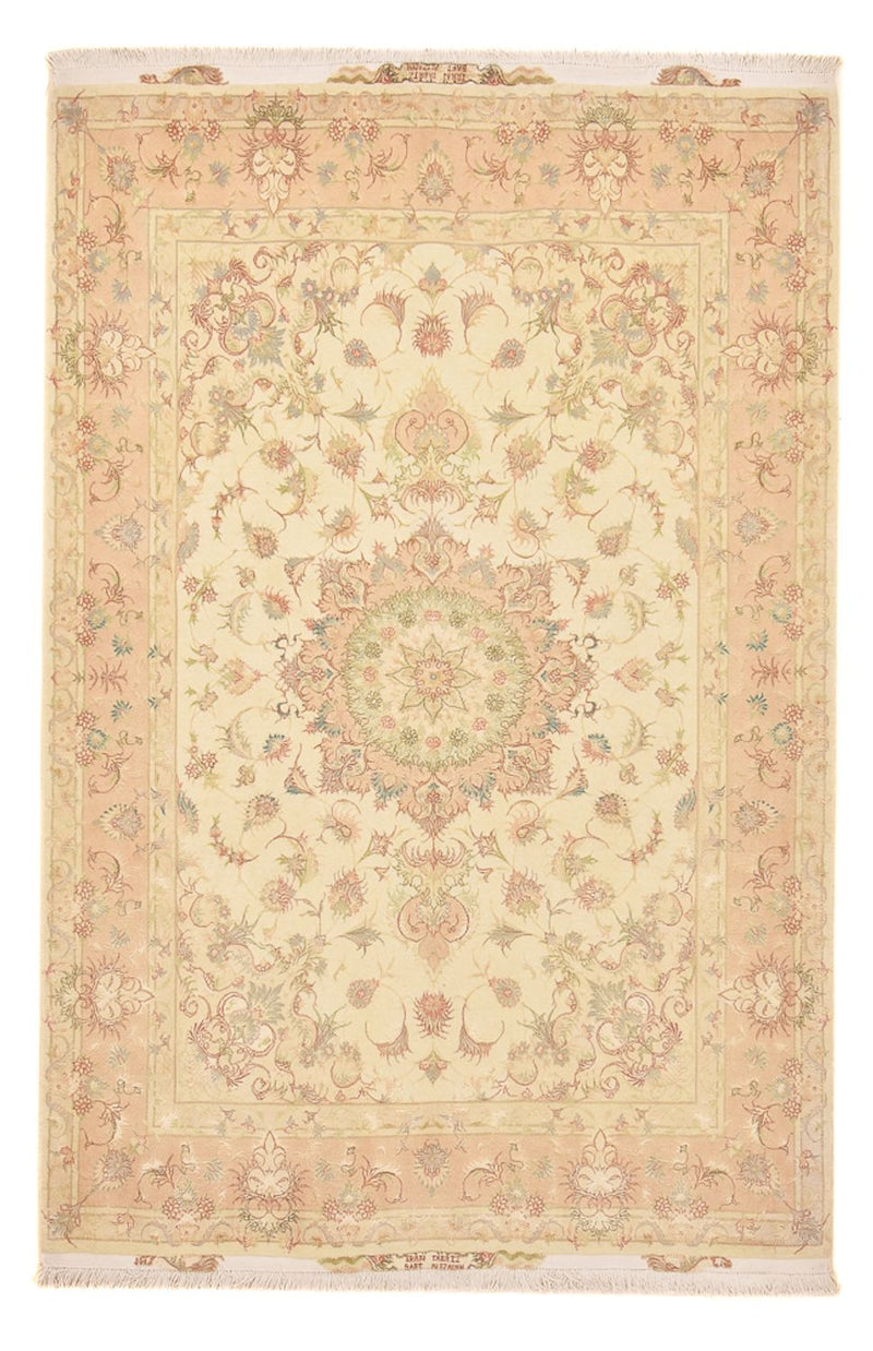 Täbriz - 50 Raj Teppich 150x218cm - Perserteppich - beige