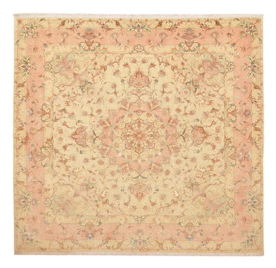 Täbriz - 50 Raj Teppich 242x248cm - Perserteppich - hellbeige