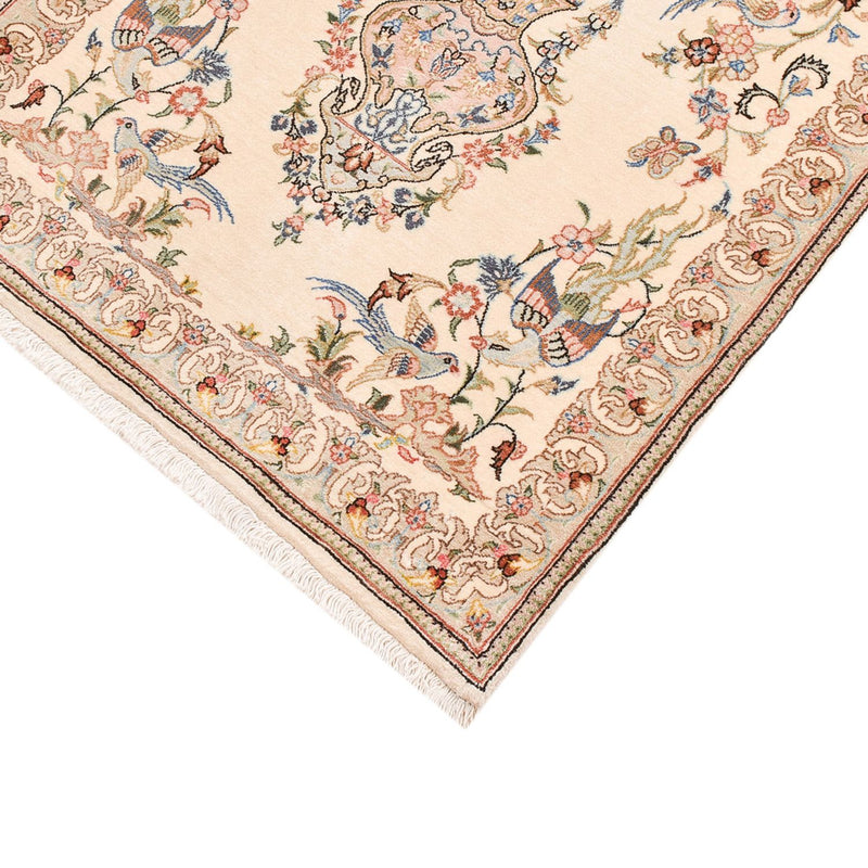 Ghom Teppich 77x193cm - Perserteppich - beige