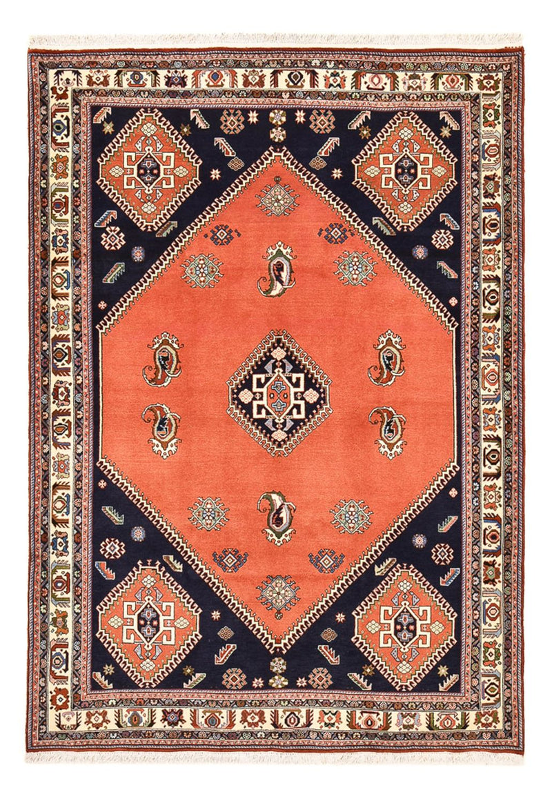 Kaschkuli Teppich 168x245cm - Perserteppich - hellrot