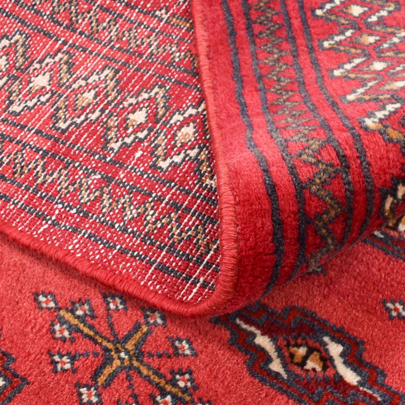 Turkaman Teppich 110x138cm - Orientteppich - rot