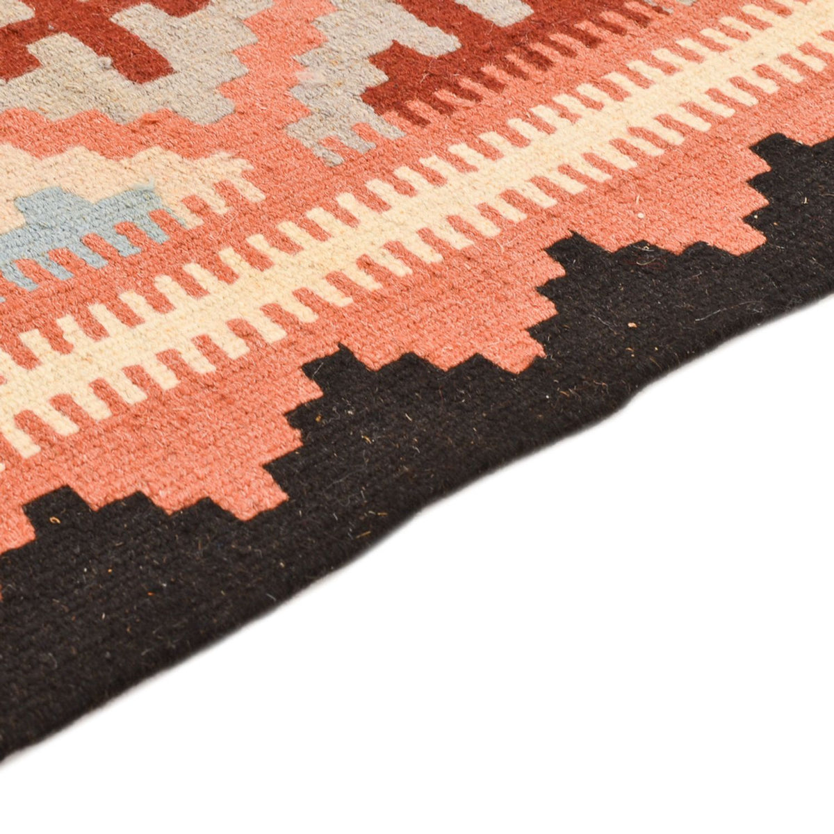 Kelim Fars Teppich 98x145cm - mehrfarbig