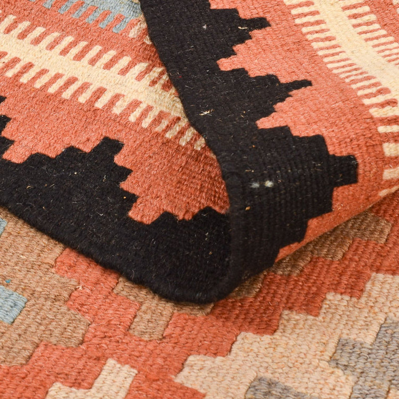 Kelim Fars Teppich 98x145cm - mehrfarbig