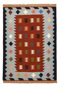 Kelim Fars Teppich 100x145cm - mehrfarbig – product image