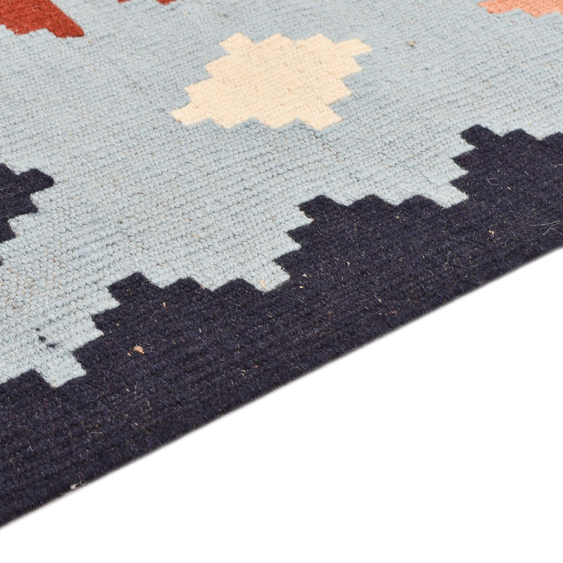 Kelim Fars Teppich 100x145cm - mehrfarbig
