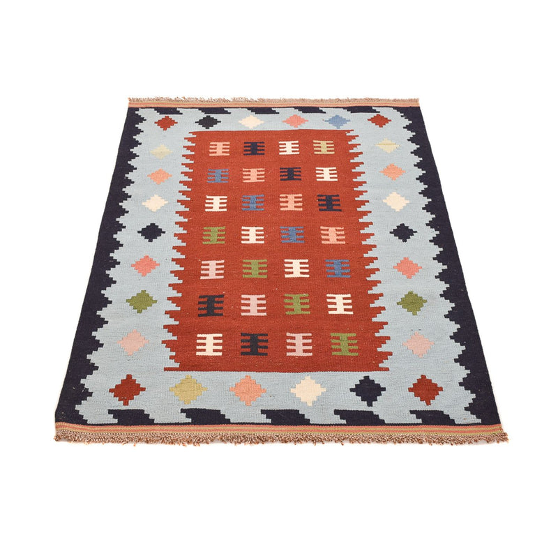 Kelim Fars Teppich 100x145cm - mehrfarbig