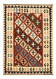Kelim Fars Teppich 100x142cm - mehrfarbig