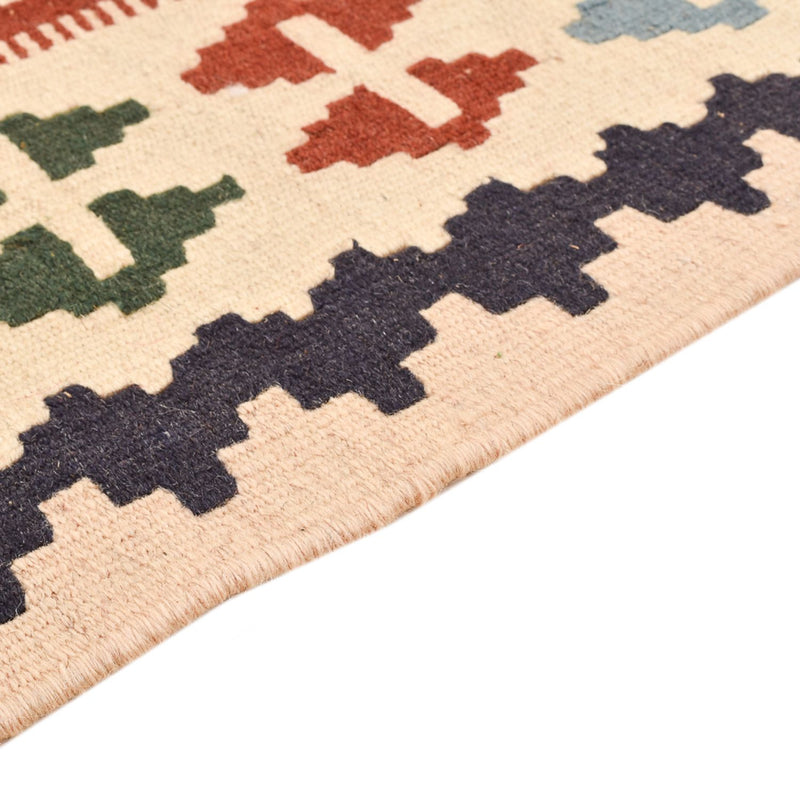 Kelim Fars Teppich 100x142cm - mehrfarbig