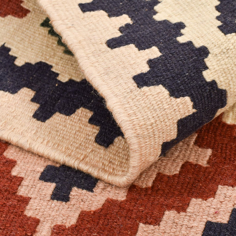 Kelim Fars Teppich 100x142cm - mehrfarbig