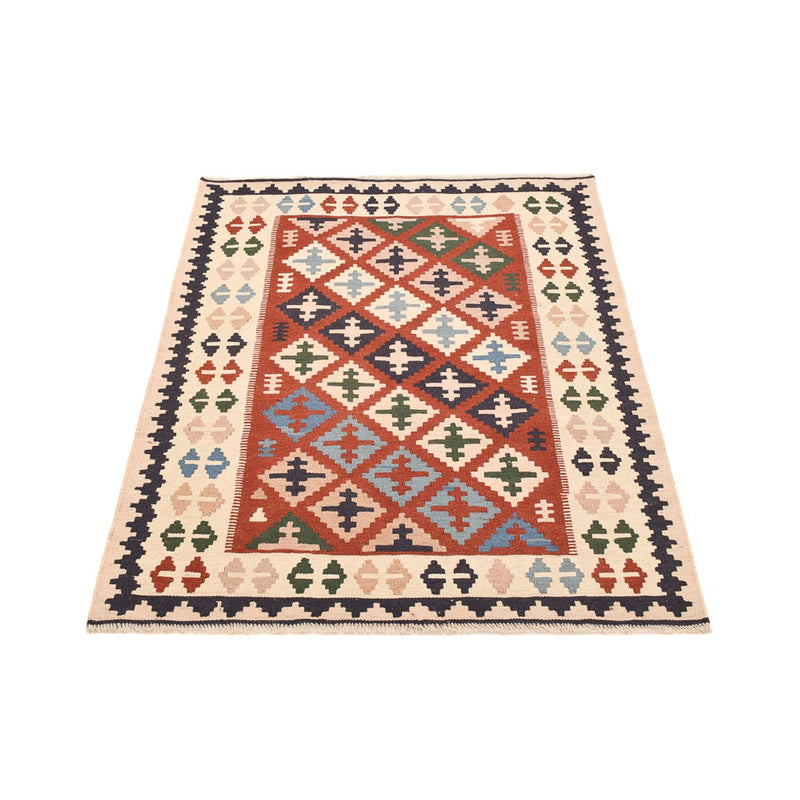 Kelim Fars Teppich 100x142cm - mehrfarbig