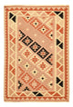 Kelim Fars Teppich 100x150cm - mehrfarbig