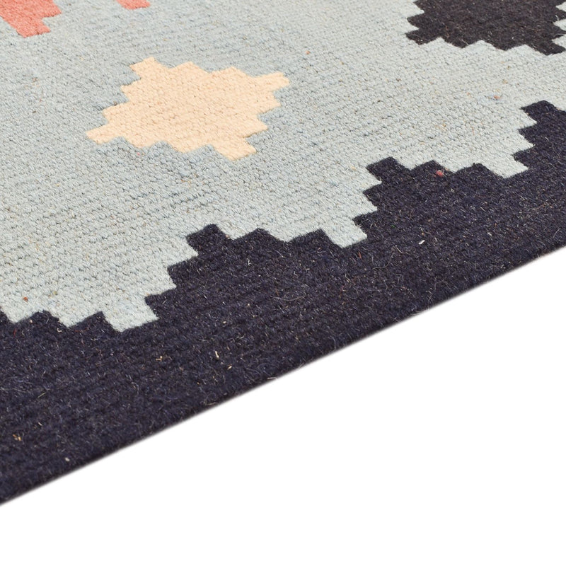 Kelim Fars Teppich 100x143cm - mehrfarbig