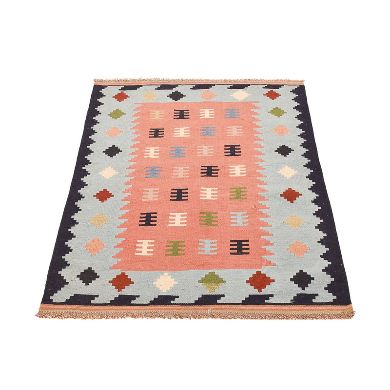 Kelim Fars Teppich 100x143cm - mehrfarbig