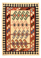 Kelim Fars Teppich 105x147cm - mehrfarbig