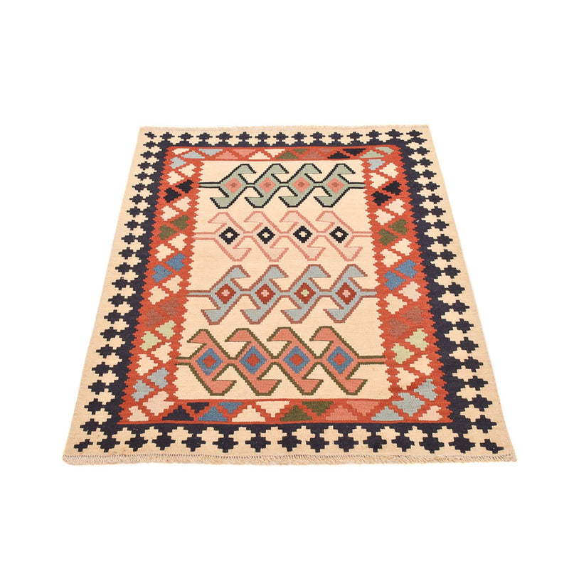 Kelim Fars Teppich 105x147cm - mehrfarbig