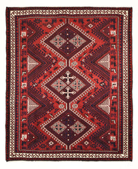 Hamadan Teppich 217x260cm - Perserteppich - bordeauxrot – product image