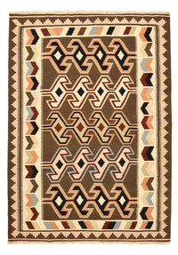 Kelim Fars Teppich 104x145cm - mehrfarbig – product image