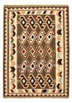Kelim Fars Teppich 104x145cm - mehrfarbig