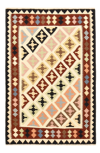 Kelim Fars Teppich 102x153cm - mehrfarbig