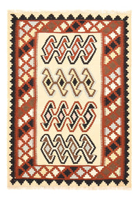 Kelim Fars Teppich 105x148cm - mehrfarbig – product image