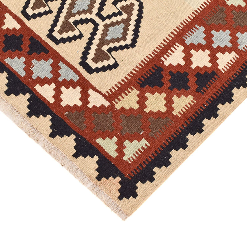 Kelim Fars Teppich 105x148cm - mehrfarbig