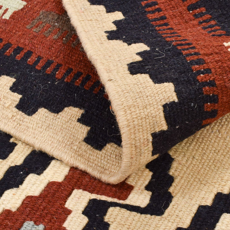 Kelim Fars Teppich 105x148cm - mehrfarbig