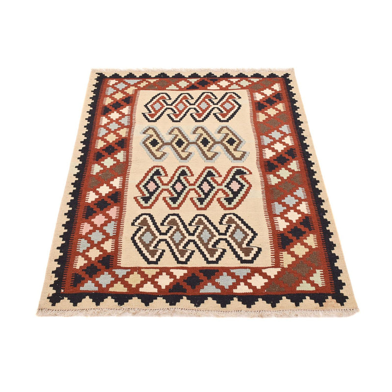 Kelim Fars Teppich 105x148cm - mehrfarbig