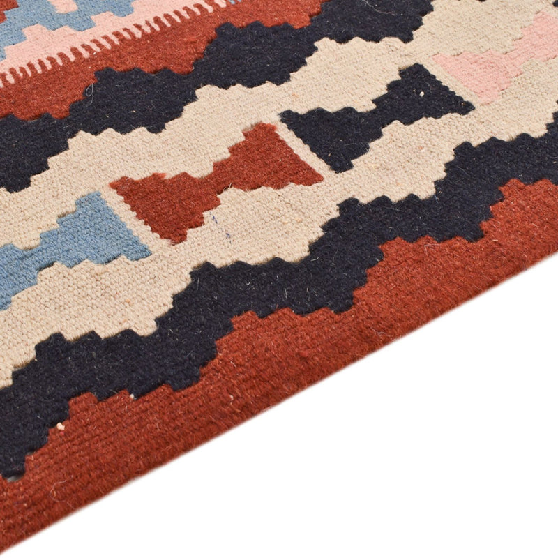 Kelim Fars Teppich 100x146cm - mehrfarbig