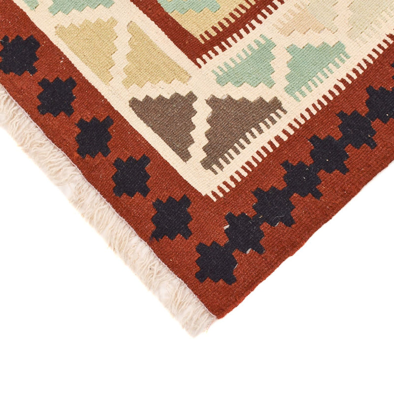 Kelim Fars Teppich 103x144cm - mehrfarbig