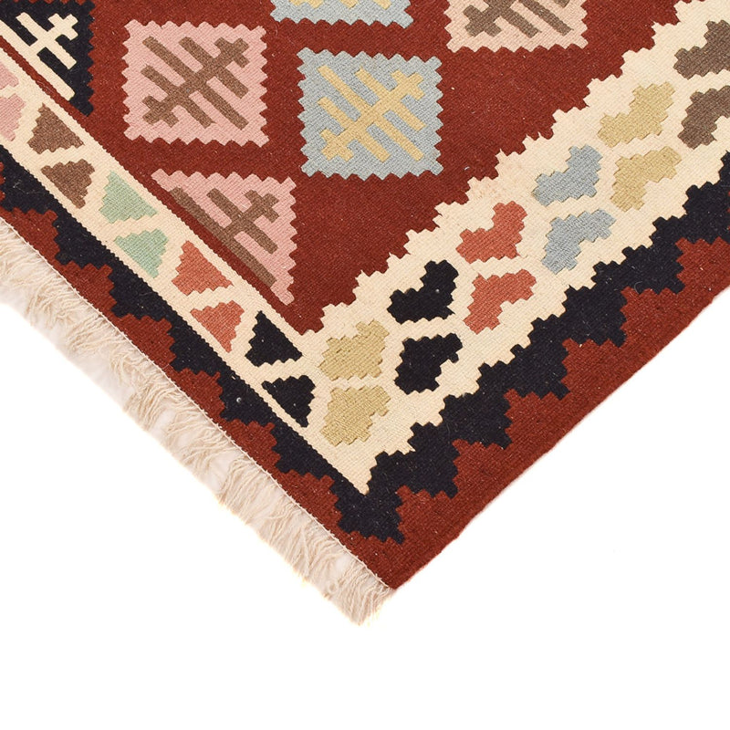 Kelim Fars Teppich 103x147cm - mehrfarbig