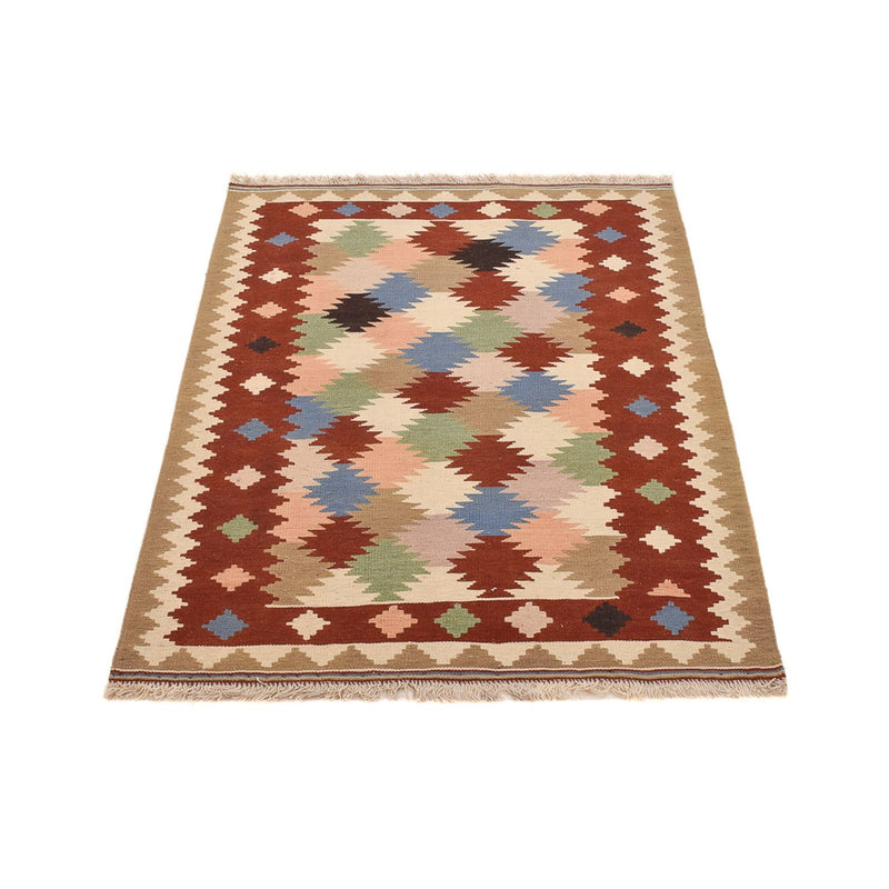 Kelim Fars Teppich 100x146cm - mehrfarbig