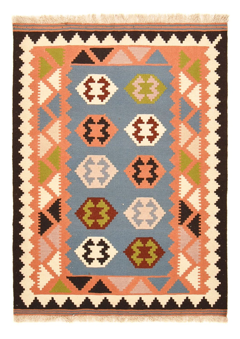 Kelim Fars Teppich 107x150cm - mehrfarbig