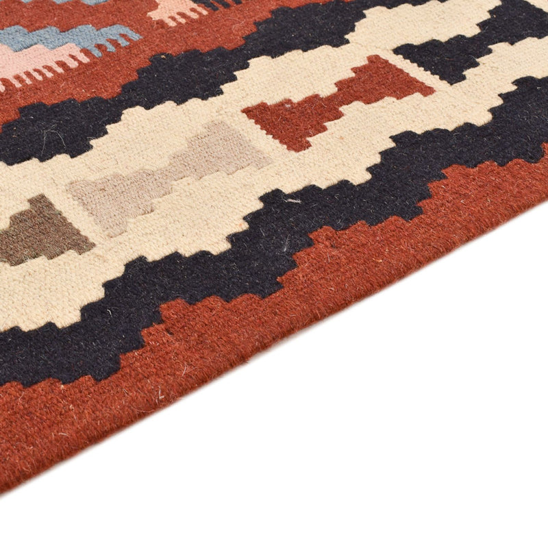 Kelim Fars Teppich 102x146cm - mehrfarbig