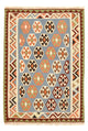 Kelim Fars Teppich 100x142cm - mehrfarbig