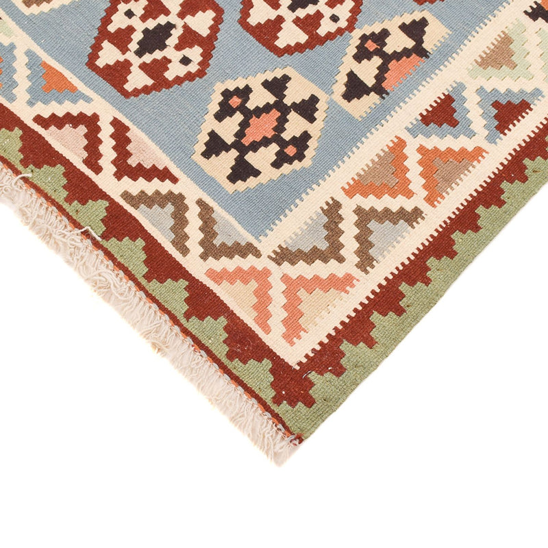 Kelim Fars Teppich 100x142cm - mehrfarbig